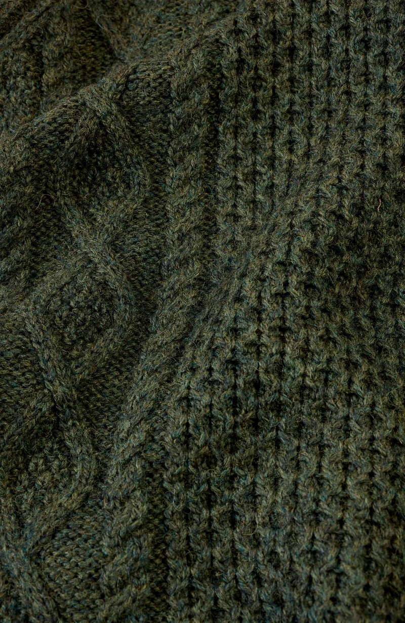 Mens Chunky Merino Wool Shooting Jumper