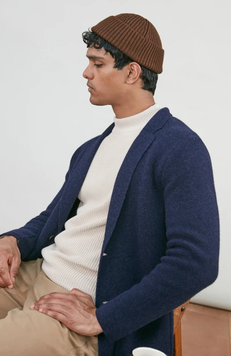 Heavyweight Extra Fine Merino Fisherman Beanie