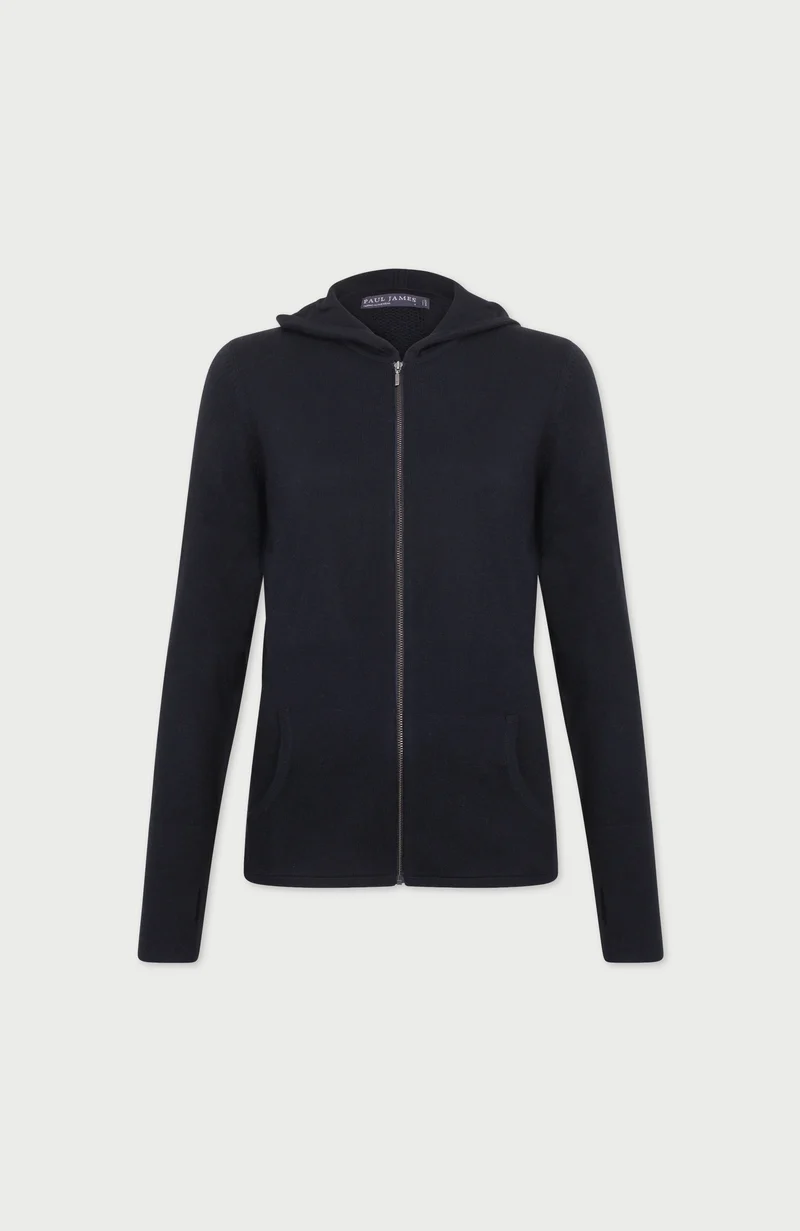 Womens Heavyweight Merino Activewear Hooded Jumper