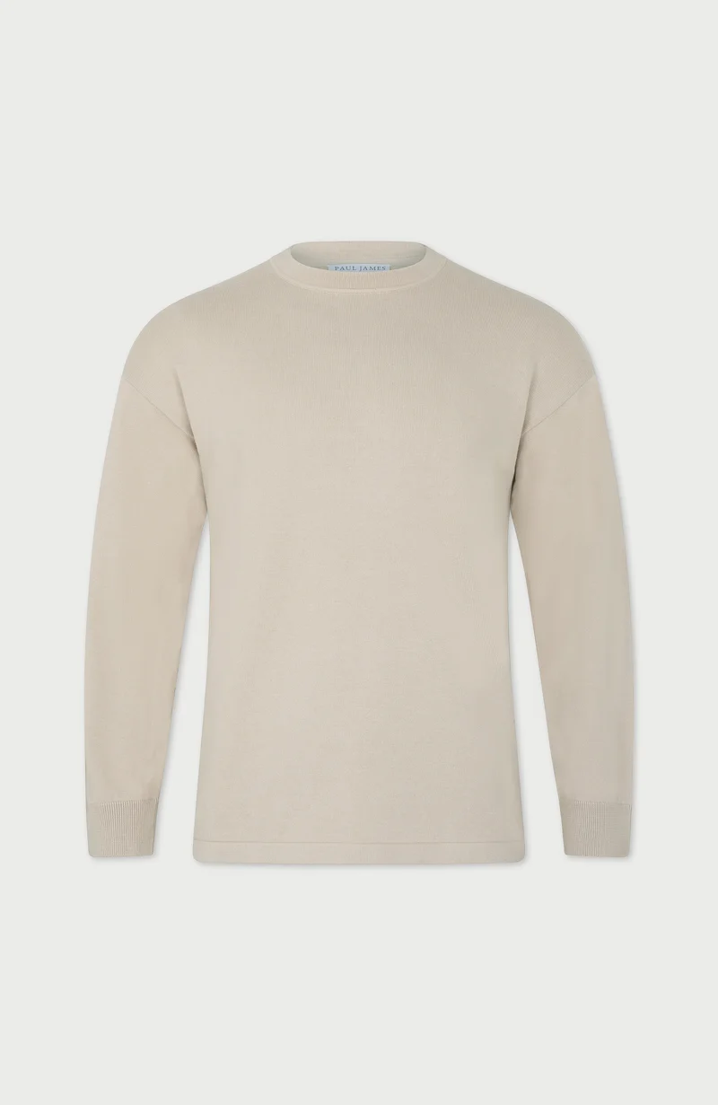 Mens Lightweight Cotton Oversized Knitted Top