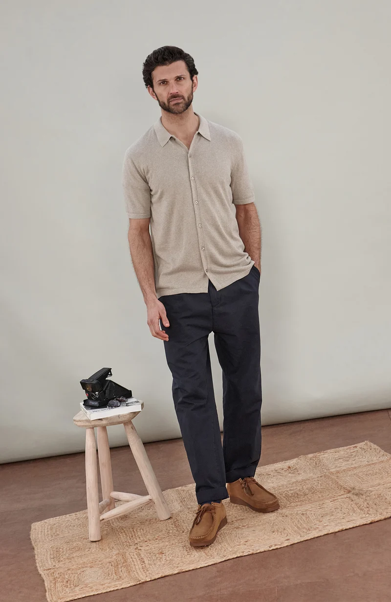 Mens Lightweight Cotton Short Sleeve Shirt