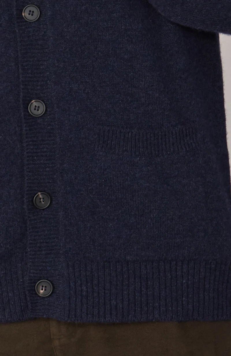 Mens Lambswool Cardigan