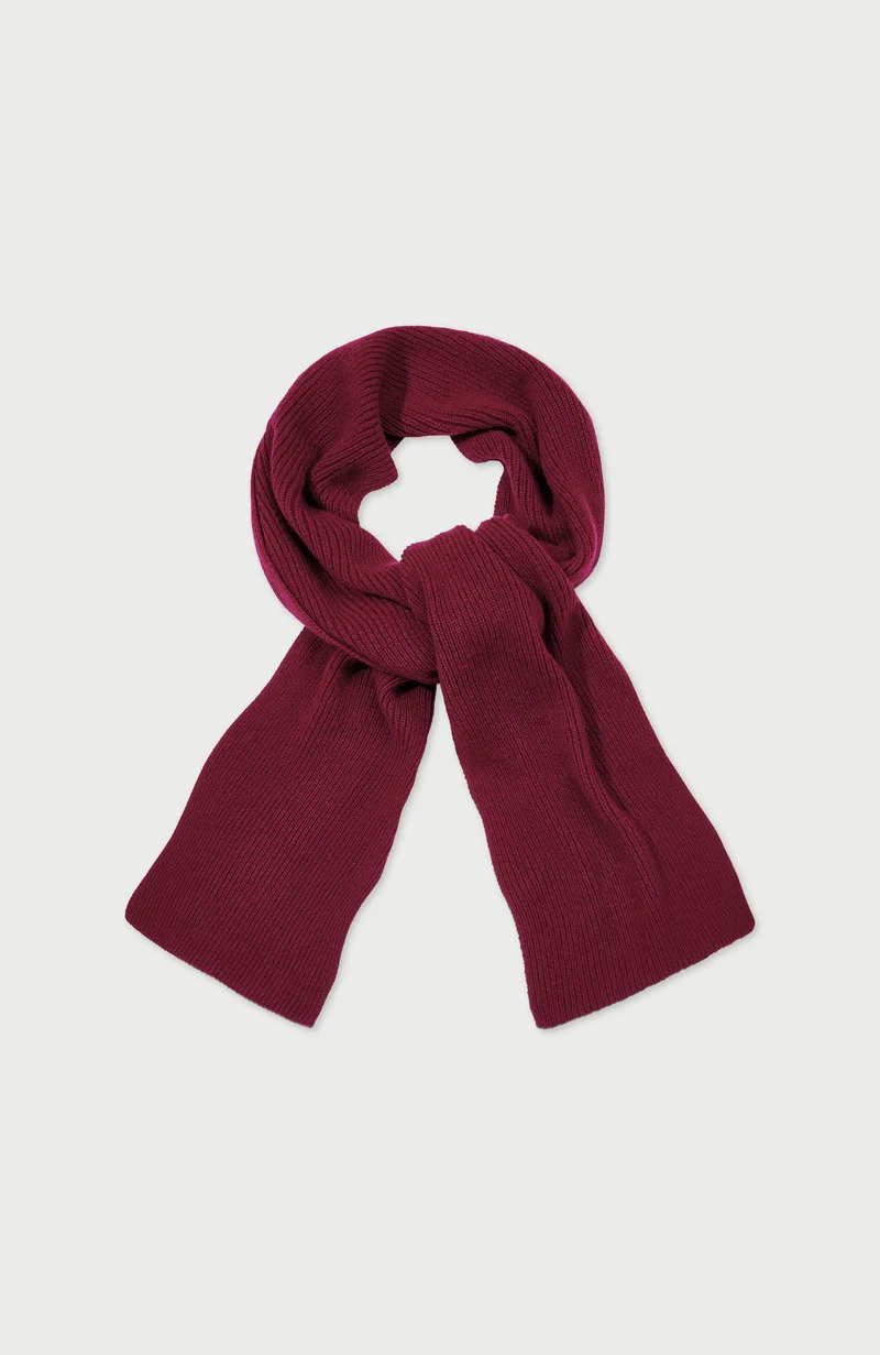 100% Cashmere Ribbed Scarf
