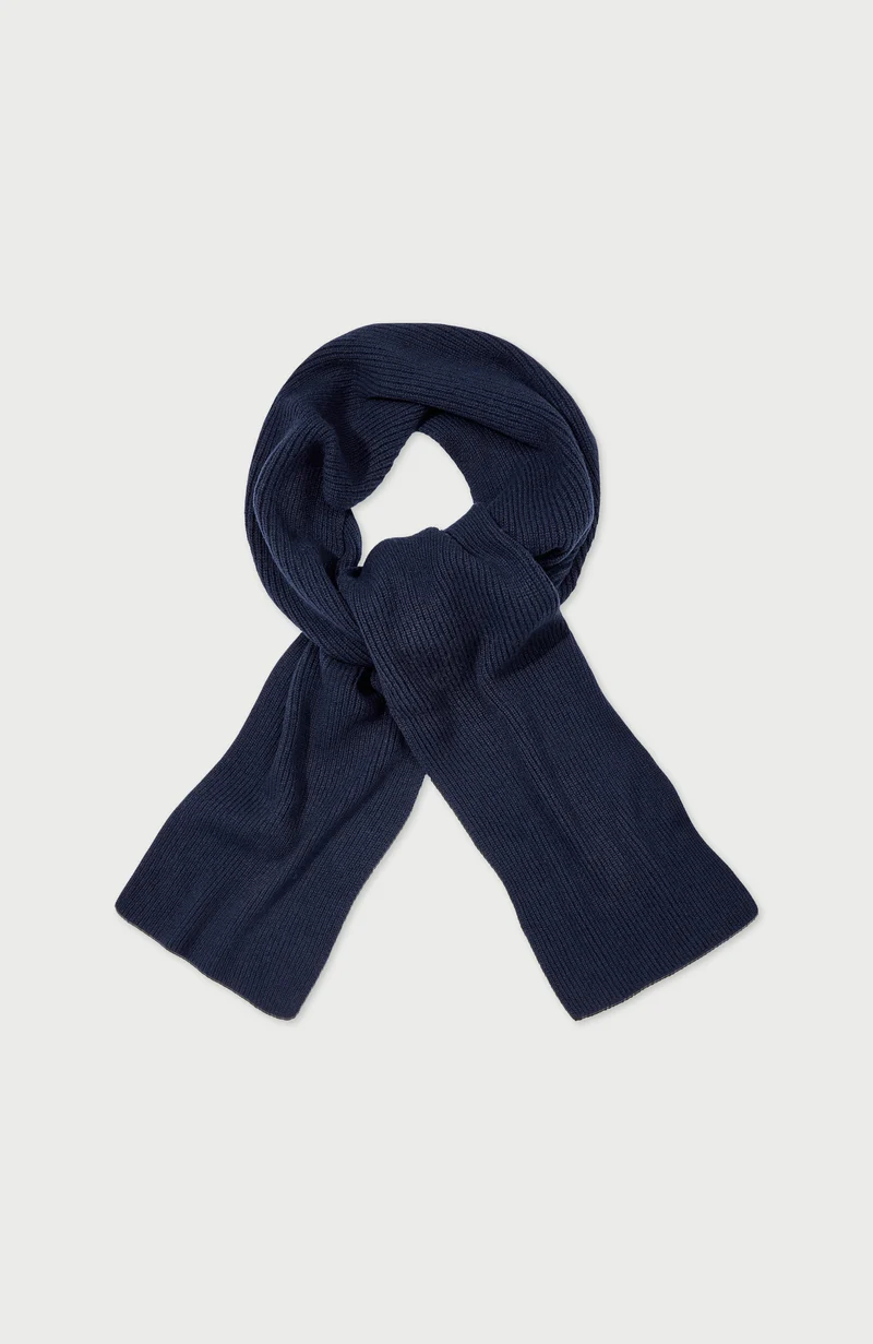 100% Cashmere Ribbed Scarf
