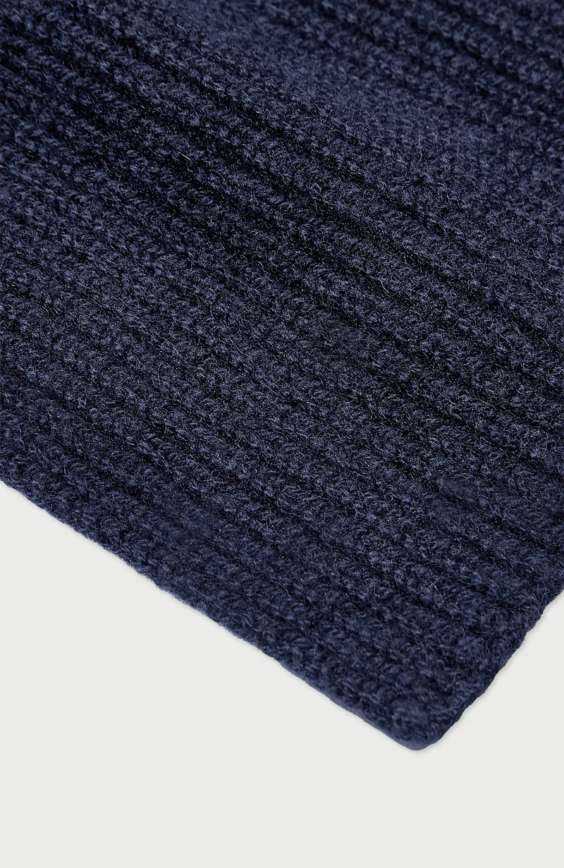 100% Cashmere Ribbed Scarf