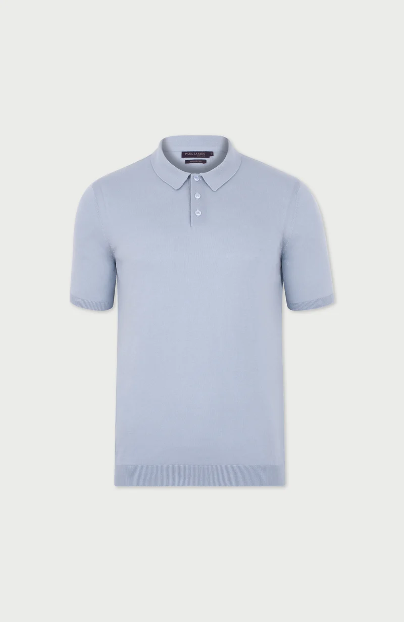 Mens Ultra Fine Cotton Short Sleeve Polo Shirt