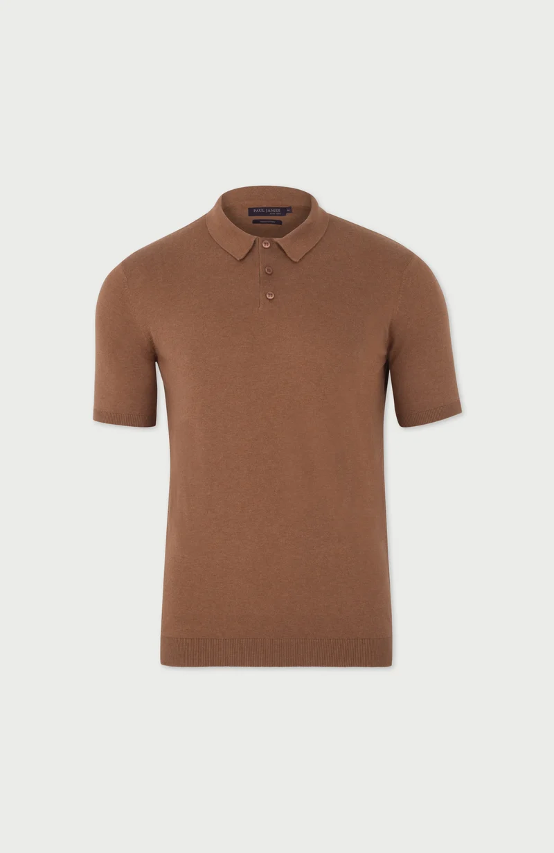 Mens Ultra Fine Cotton Short Sleeve Polo Shirt