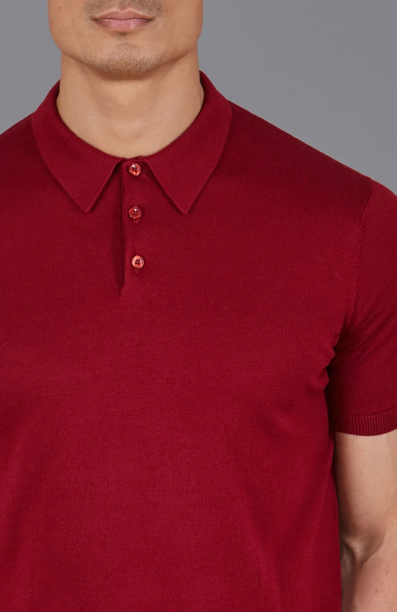 Mens Ultra Fine Cotton Short Sleeve Polo Shirt