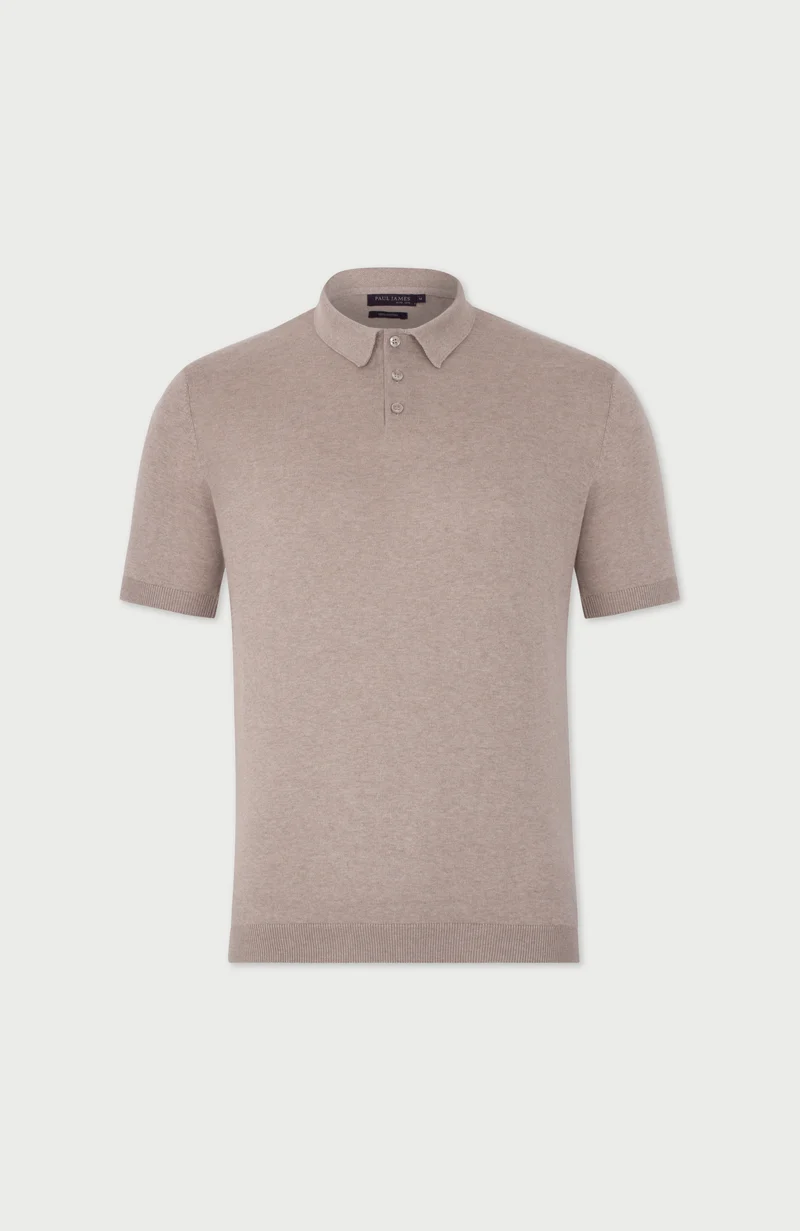 Mens Ultra Fine Cotton Short Sleeve Polo Shirt