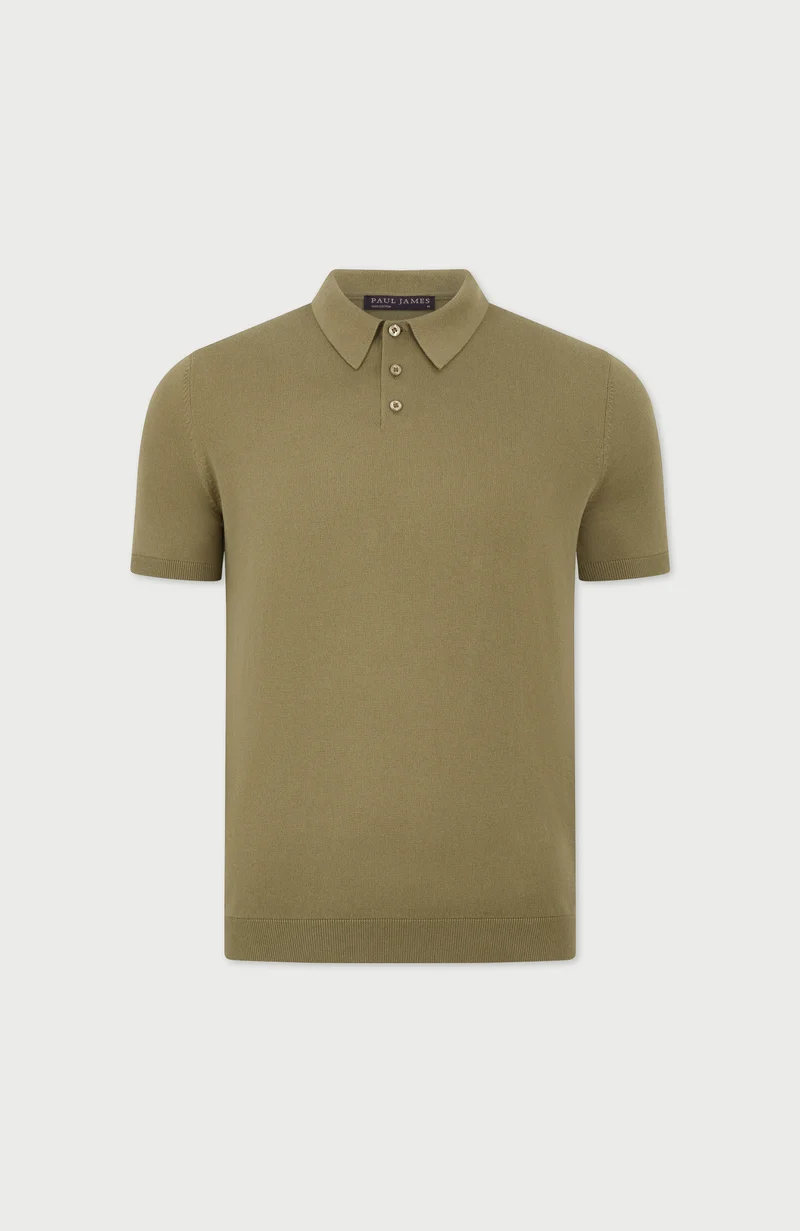 Mens Ultra Fine Cotton Short Sleeve Polo Shirt