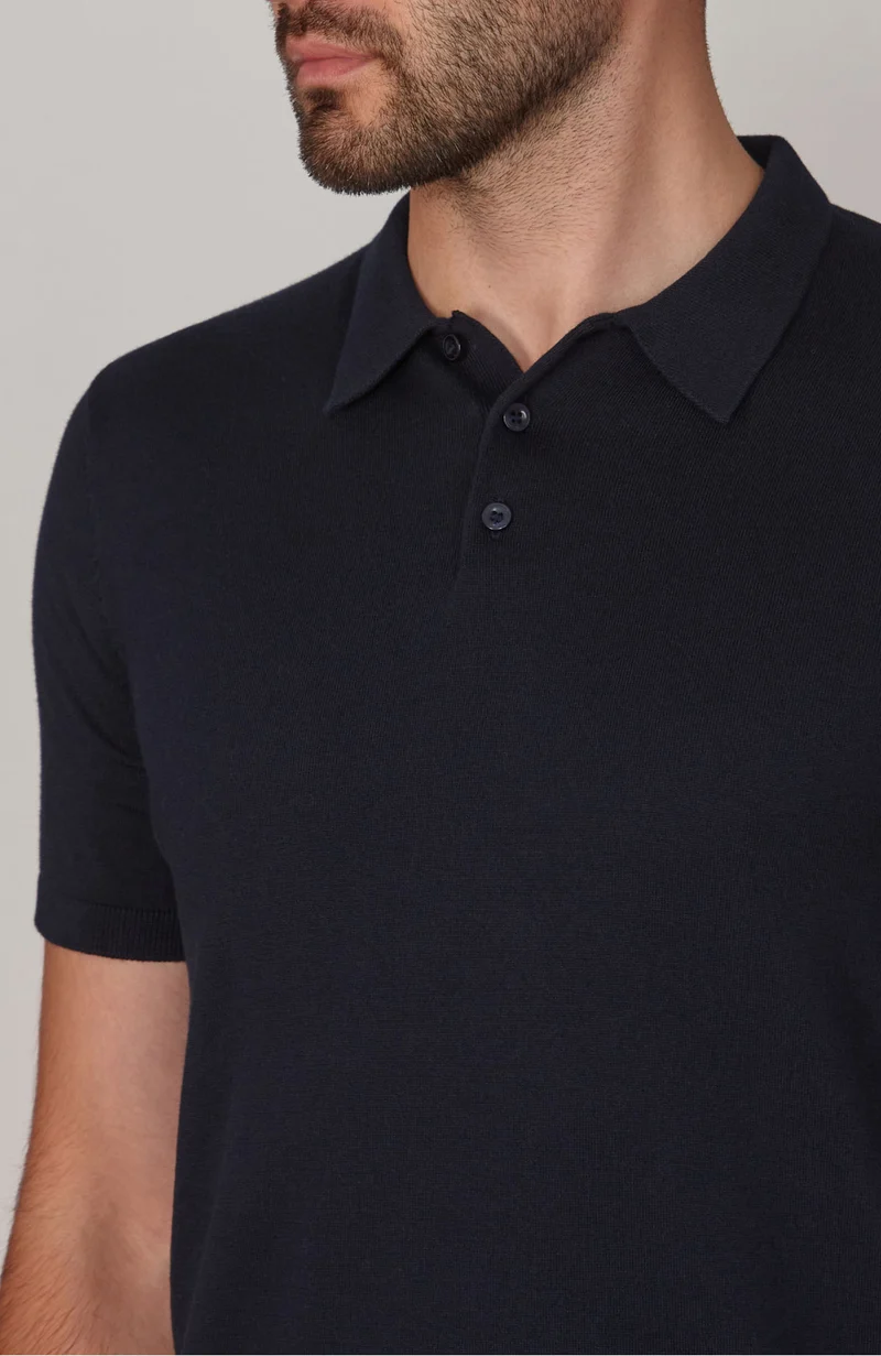 Mens Ultra Fine Cotton Short Sleeve Polo Shirt