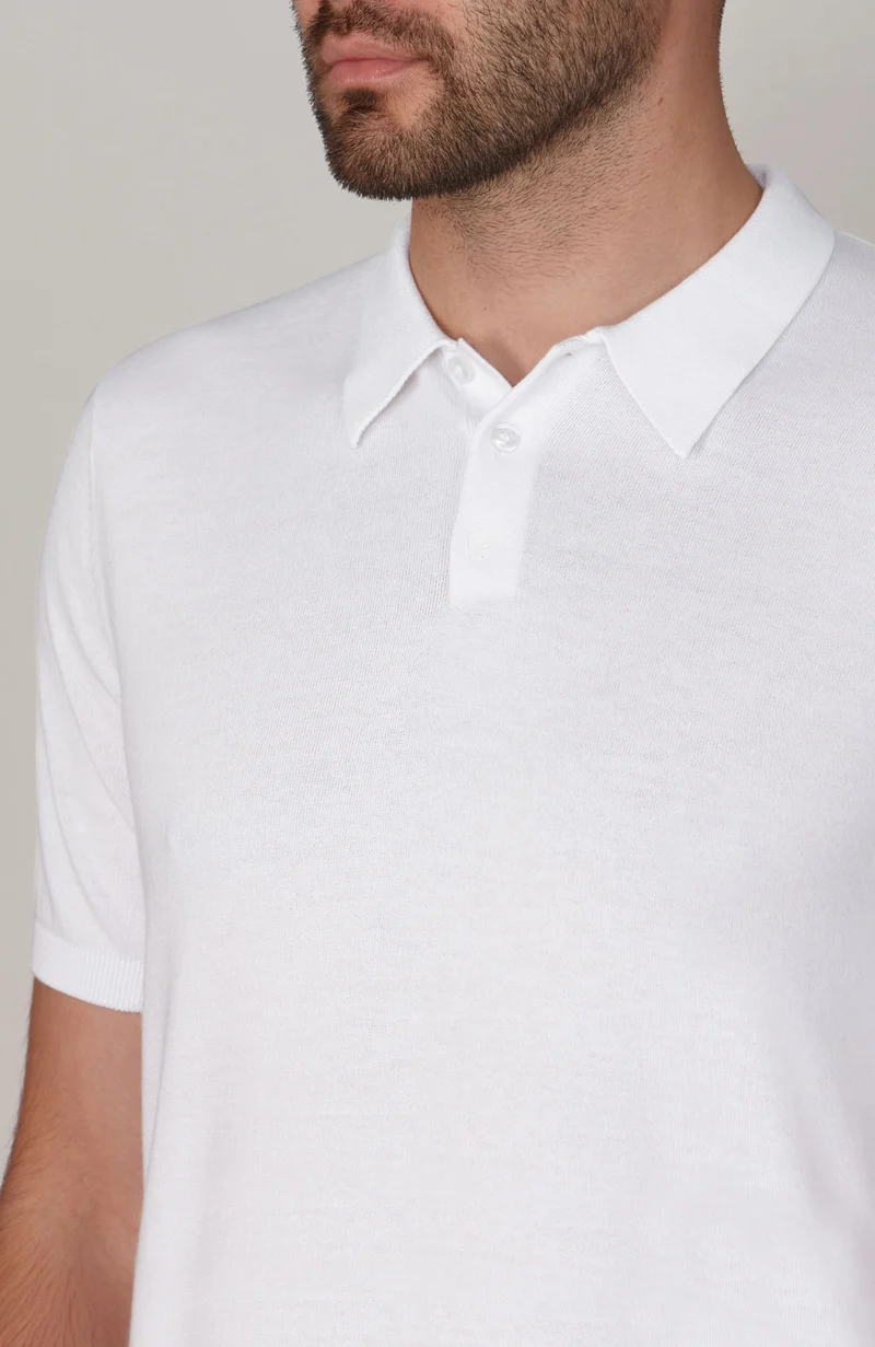 Mens Ultra Fine Cotton Short Sleeve Polo Shirt