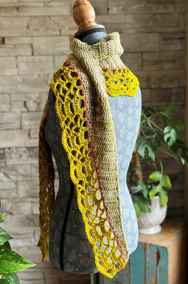 Kamouraska Shawl | Crochet Yarn Kits
