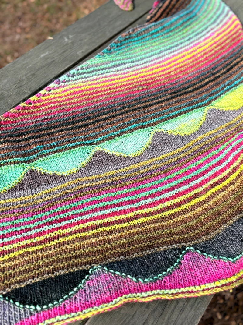 Octopus Garden Shawl | Free Knitting Pattern and Optional Kits