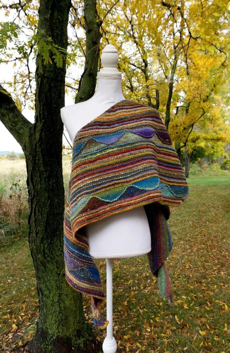 Octopus Garden Shawl | Free Knitting Pattern and Optional Kits