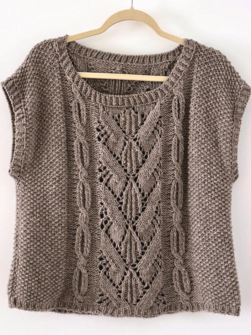 Glendy Vest | Knitting Pattern and Optional Kits