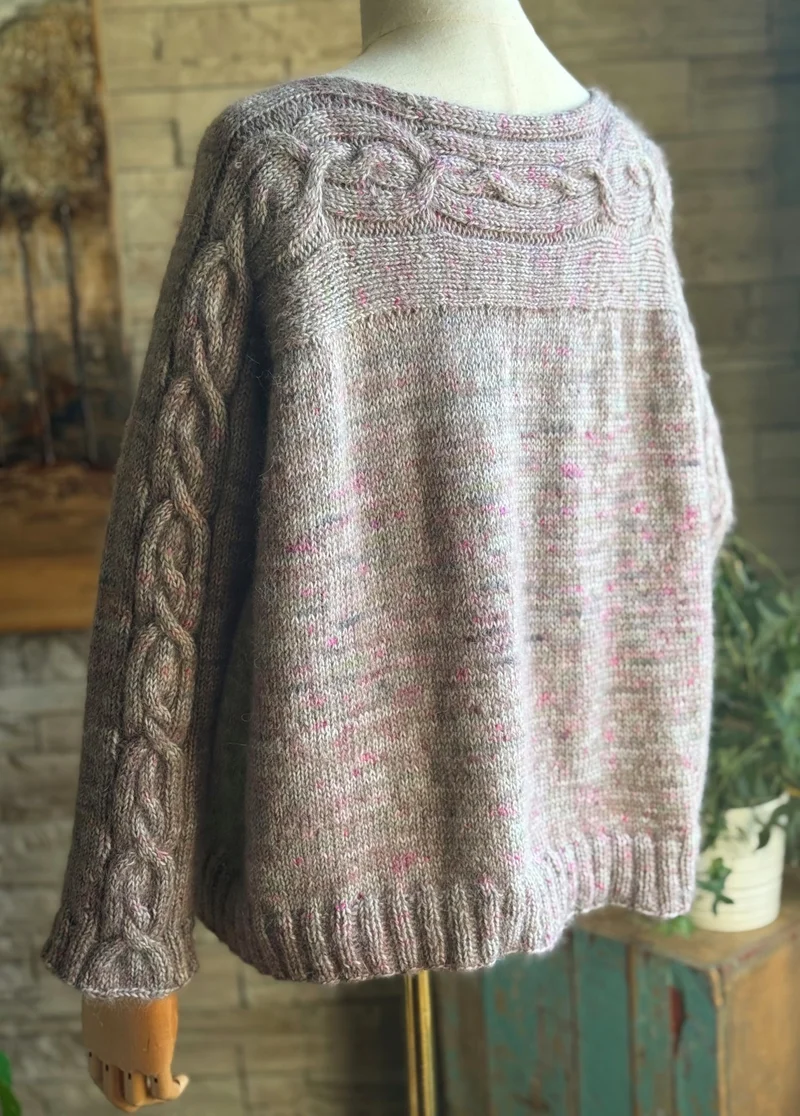 Belle Lurette Sweater | Knitting Pattern and Optional Kits