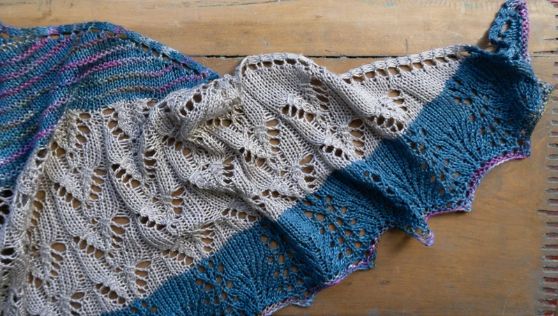 By The Sea Shawl | Knitting Pattern and Optional Kits