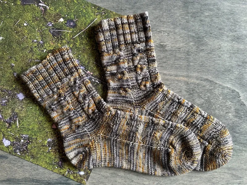 The Forester Socks | Free Knitting Pattern and Optional kit