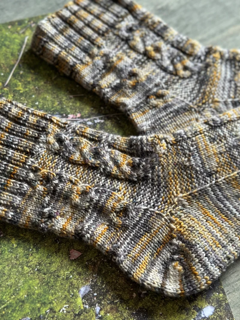 The Forester Socks | Free Knitting Pattern and Optional kit