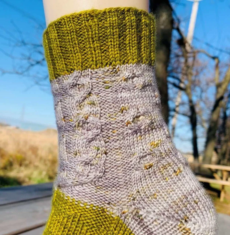 The Forester Socks | Free Knitting Pattern and Optional kit
