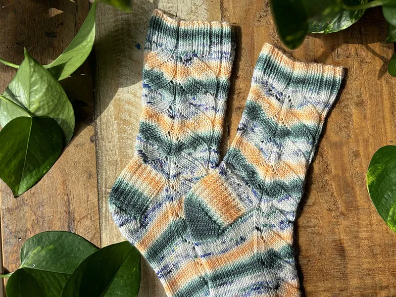 Moutons en vacances Socks | Knitting Pattern and Optional kit