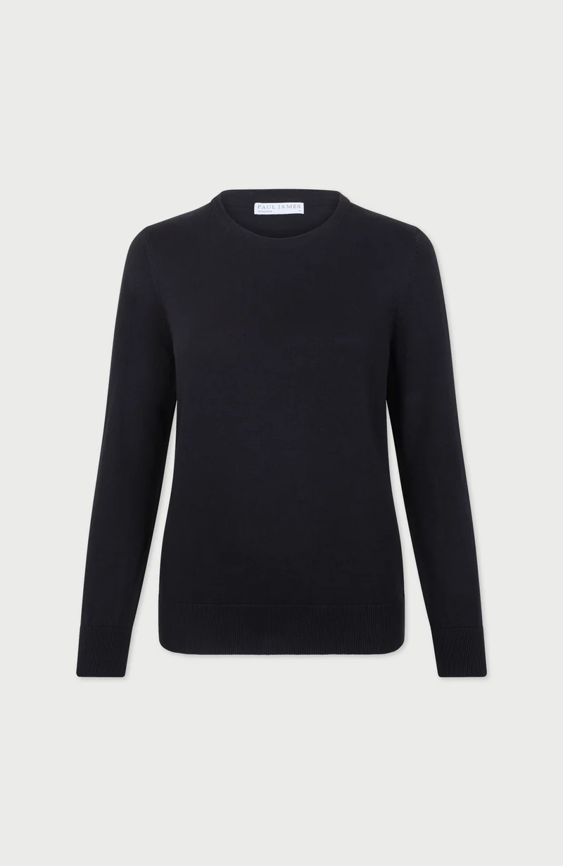 Womens Cotton Crew Neck Jumper