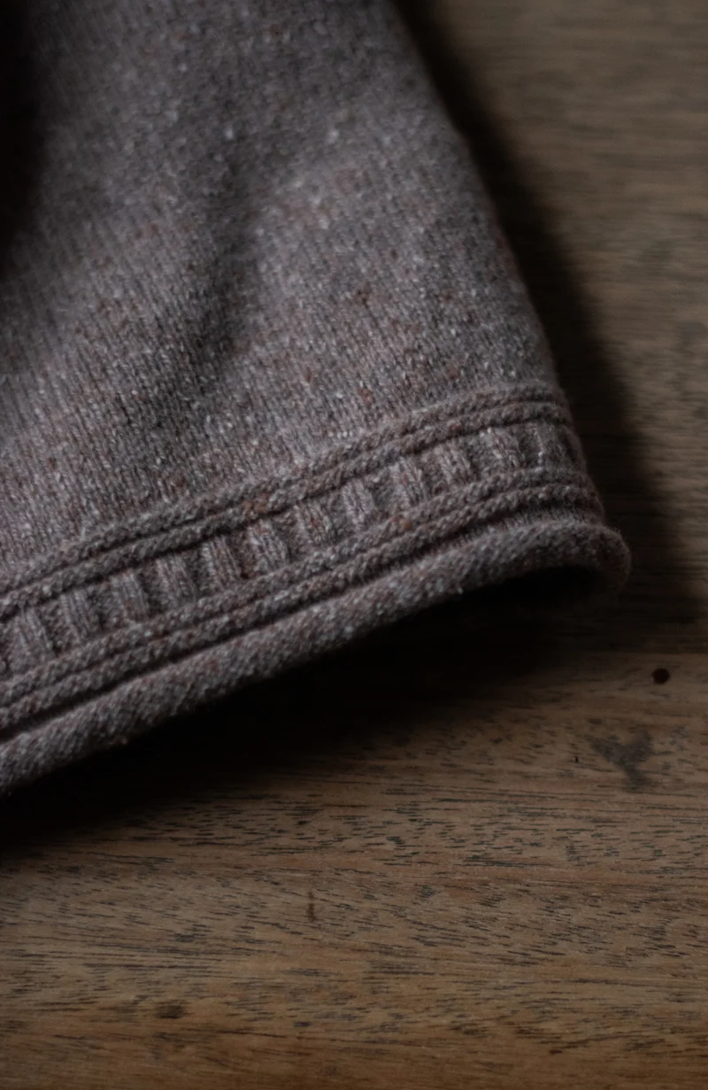 Womens Lambswool Silk Roll Neck Jumper