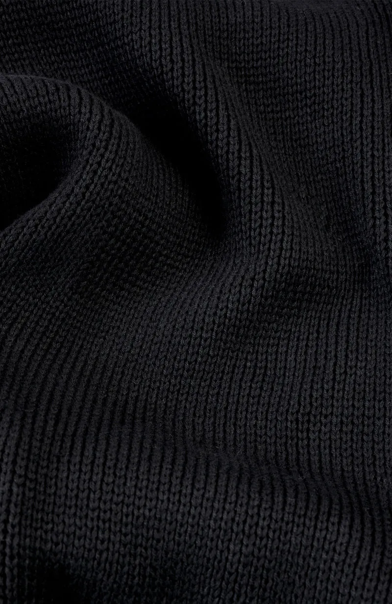 Womens Pure Cotton Heavyweight Submariner Roll Neck Jumper