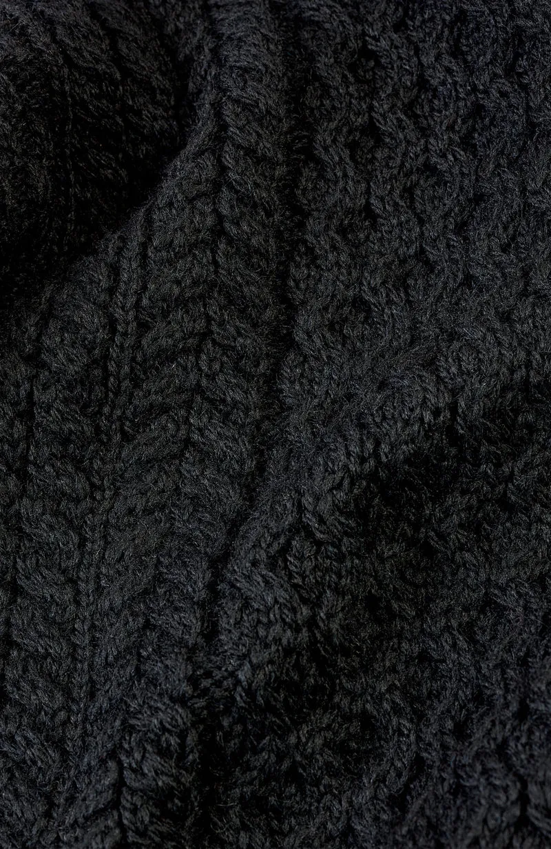 Mens Fisherman's British Wool Cable Jumper