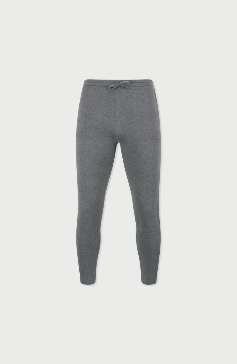 Mens Midweight Cotton Loopback Knitted Joggers