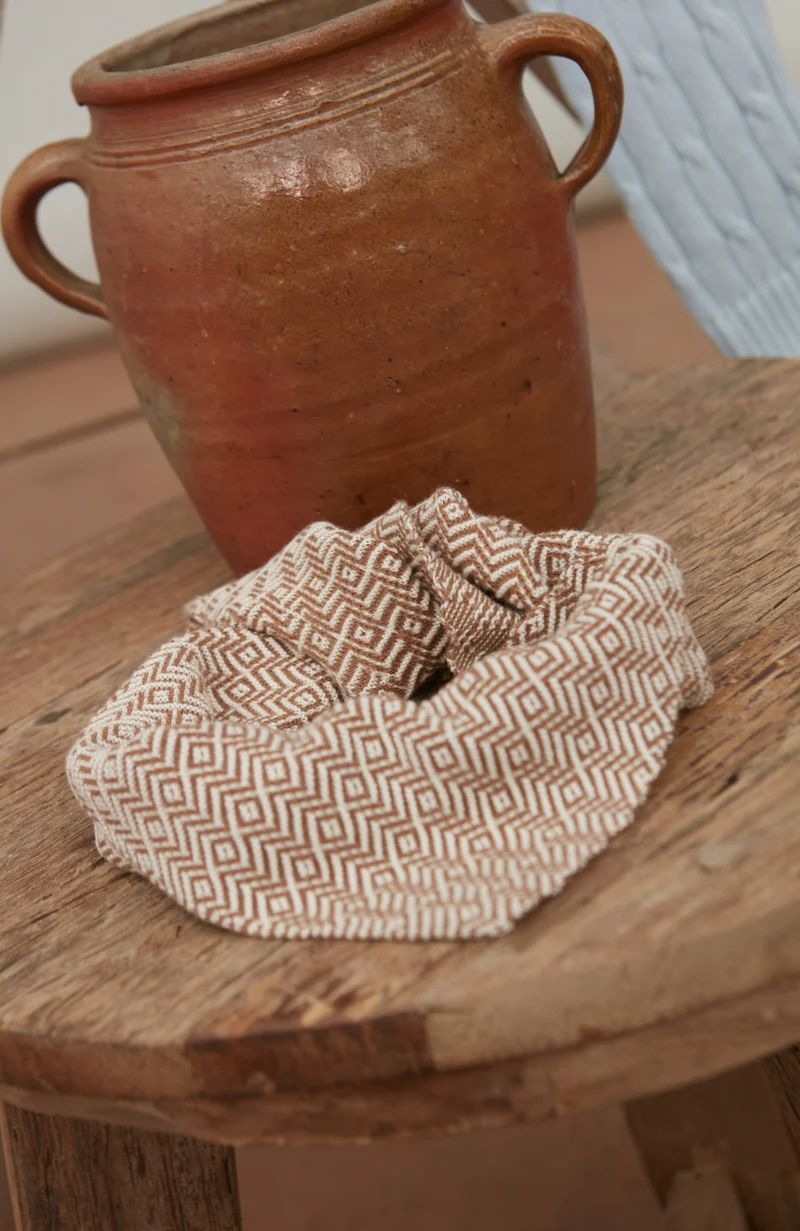Cotton Two Tone Textured Neckerchief
