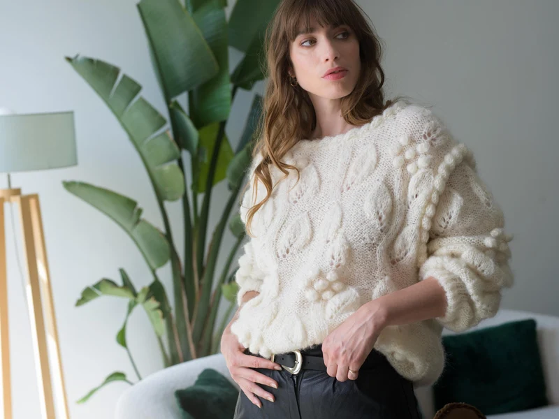 Pull Celine à tricoter.