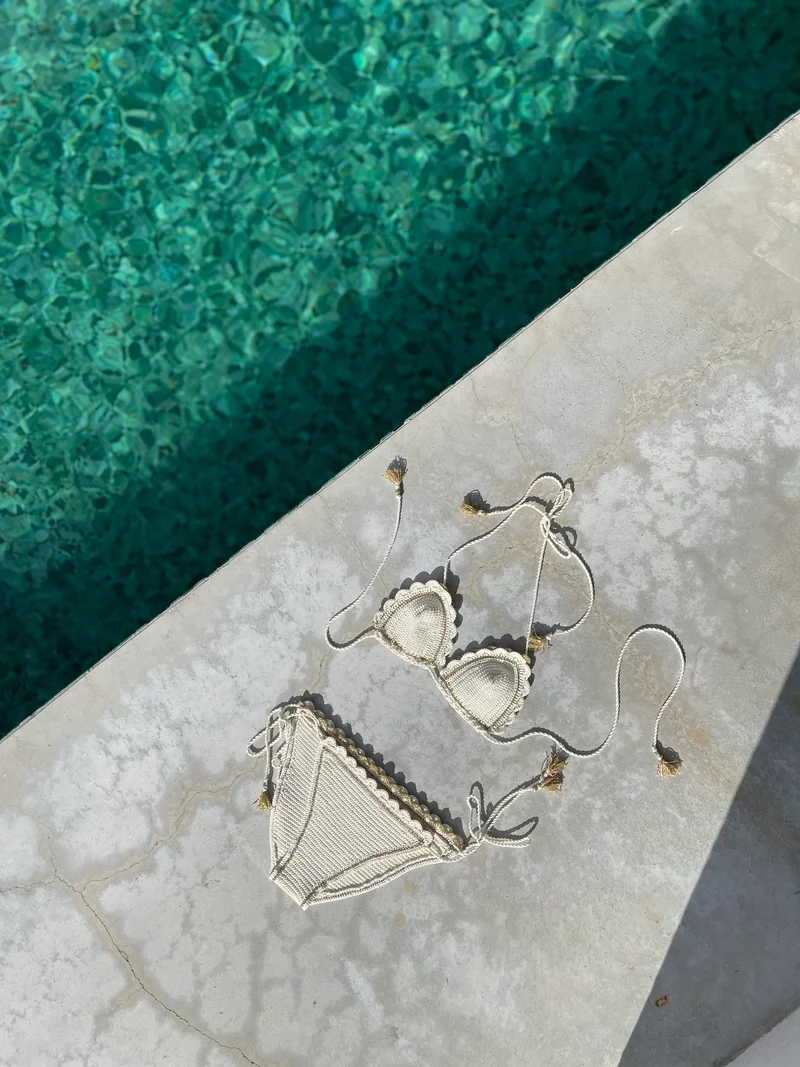 Bikini Tahiti au crochet.