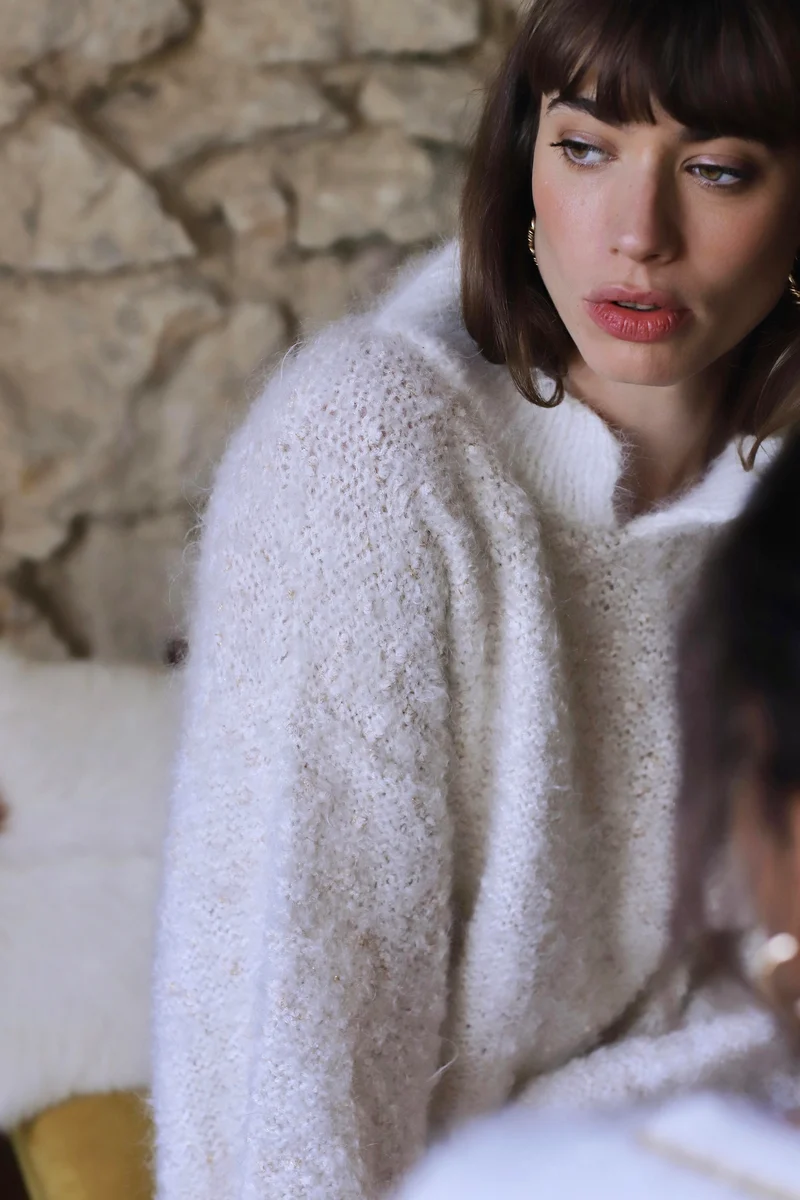 Pull Becky à tricoter.