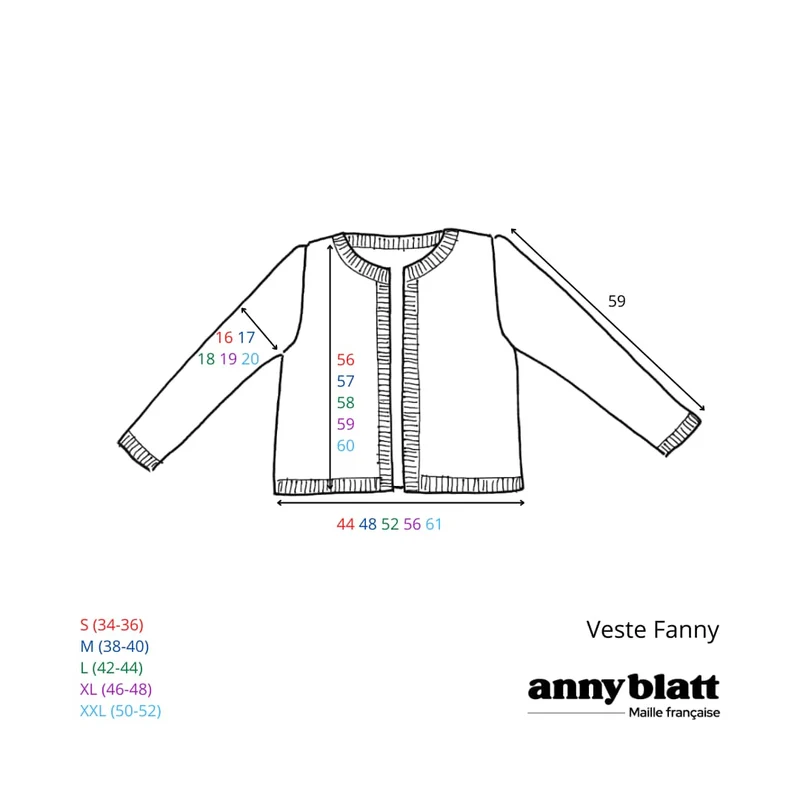 Veste Fanny à tricoter