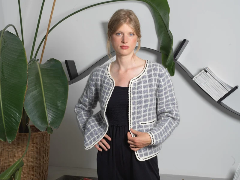 Veste Salomé à tricoter.