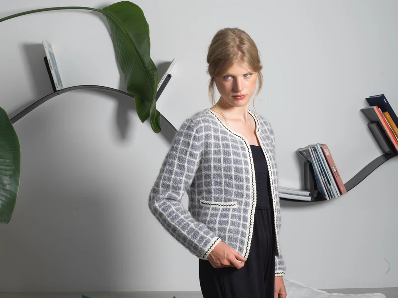 Veste Salomé à tricoter.