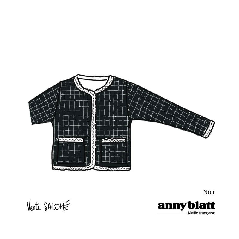Veste Salomé à tricoter.