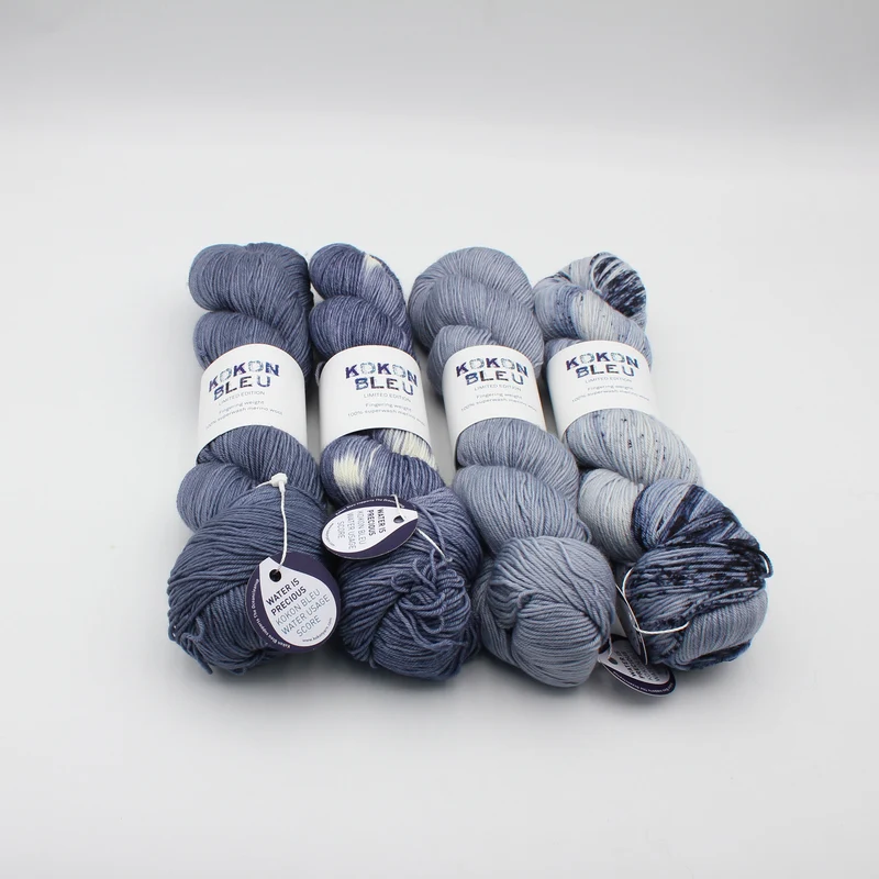 Edition Limitée Bleu Jean-Michel Fingering ou Kidsilk - Kokon
