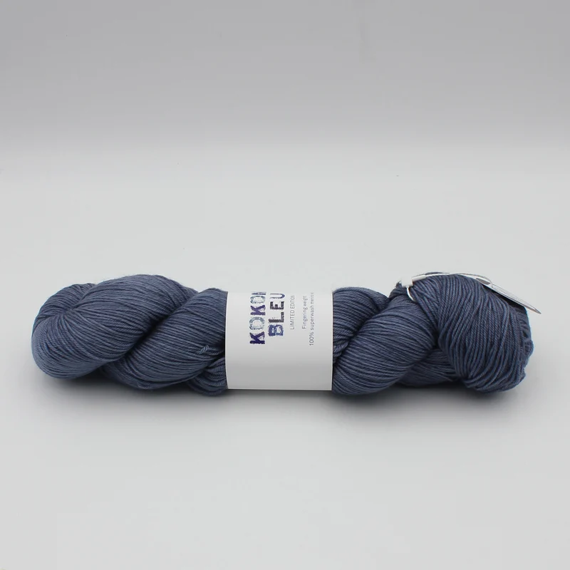 Edition Limitée Bleu Jean-Michel Fingering ou Kidsilk - Kokon