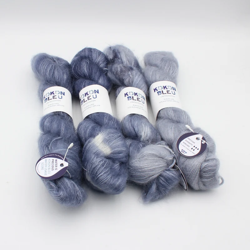 Edition Limitée Bleu Jean-Michel Fingering ou Kidsilk - Kokon