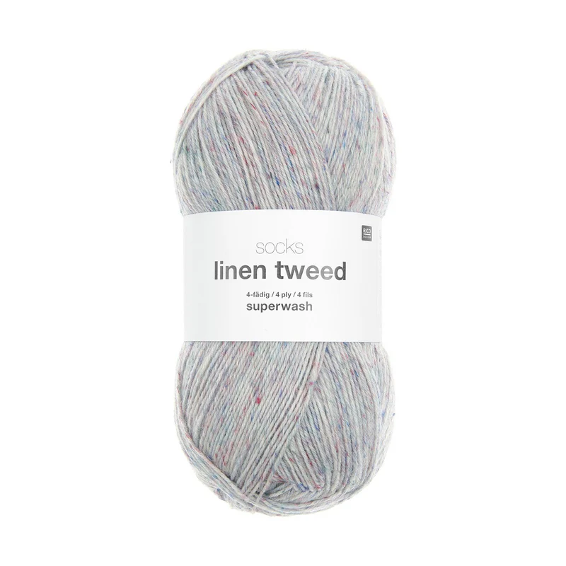 Socks Linen Tweed - Rico Design