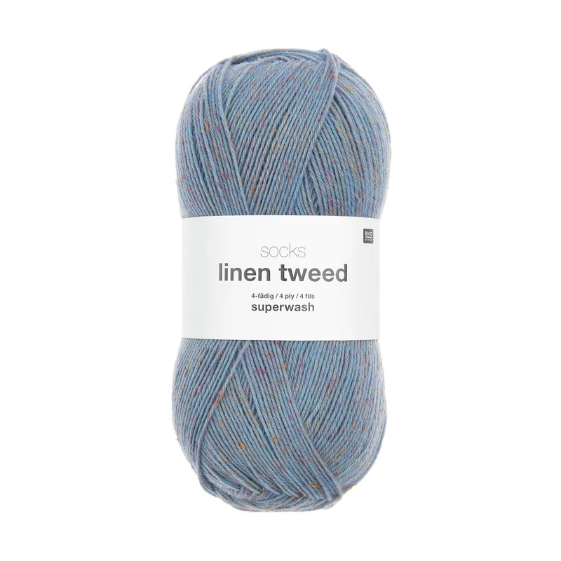 Socks Linen Tweed - Rico Design
