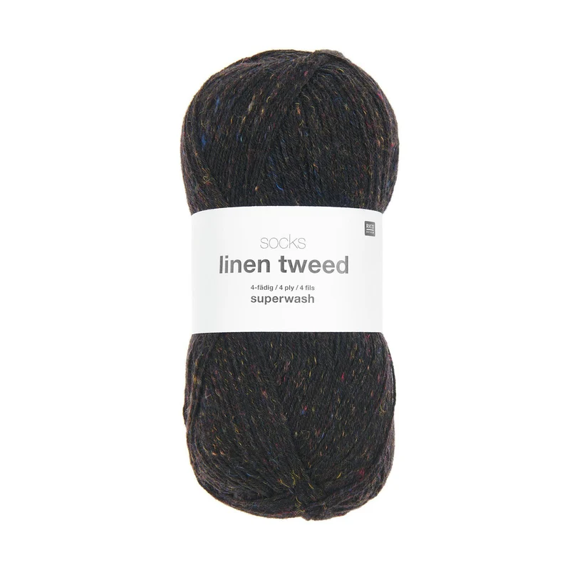 Socks Linen Tweed - Rico Design