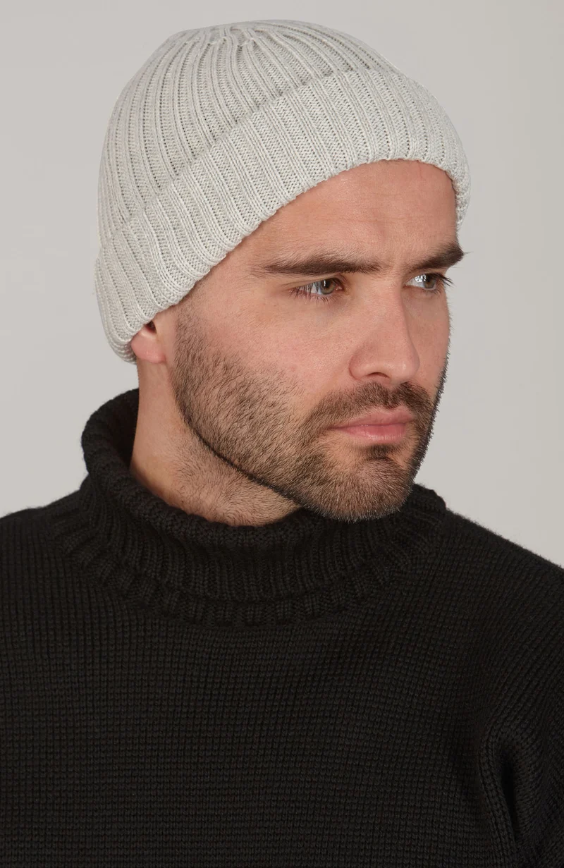 Heavyweight Ribbed Extra Fine Merino Beanie