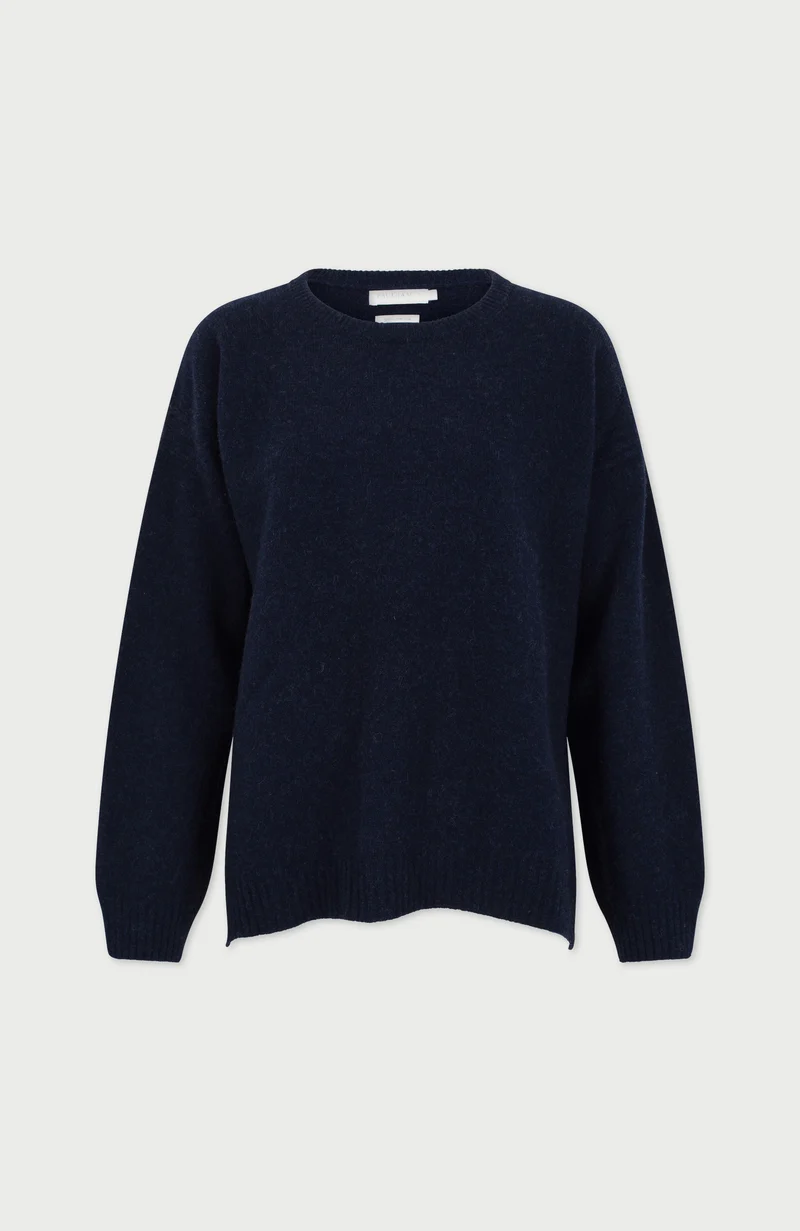 Womens Lambswool Drop Shoulder Jumper