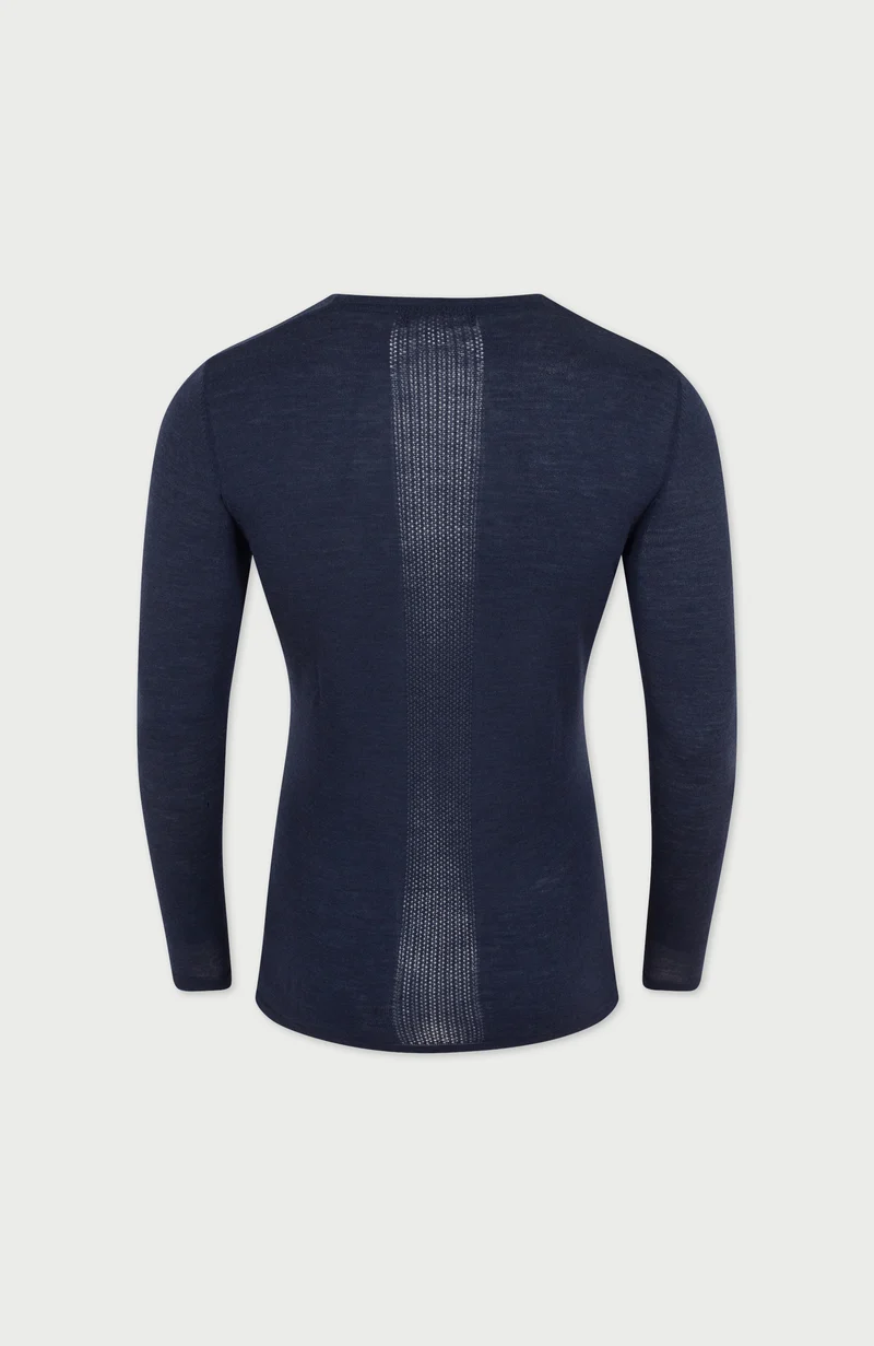 Mens Midweight Merino Activewear Base Layer Top