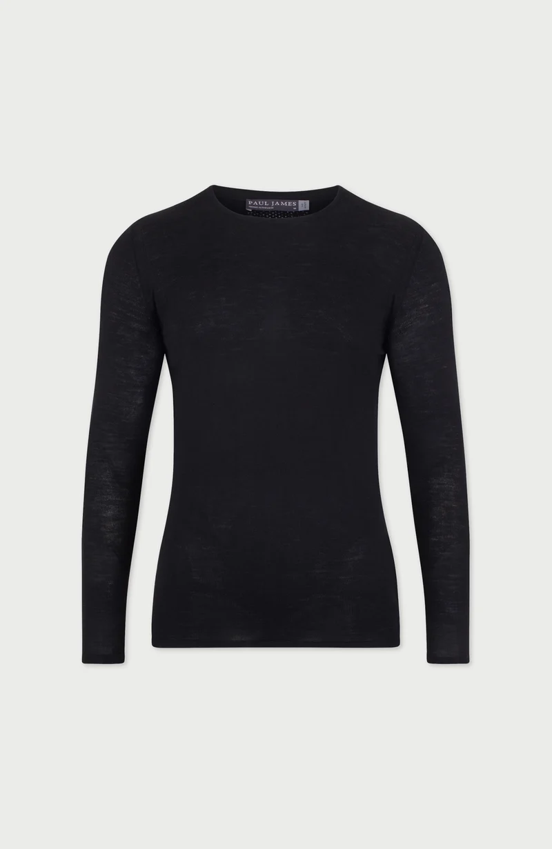 Mens Midweight Merino Activewear Base Layer Top