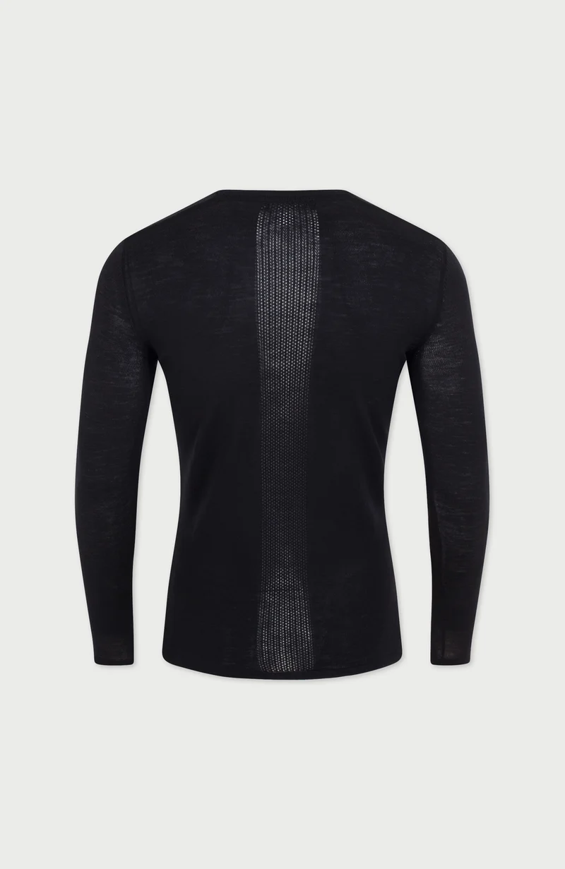 Mens Midweight Merino Activewear Base Layer Top
